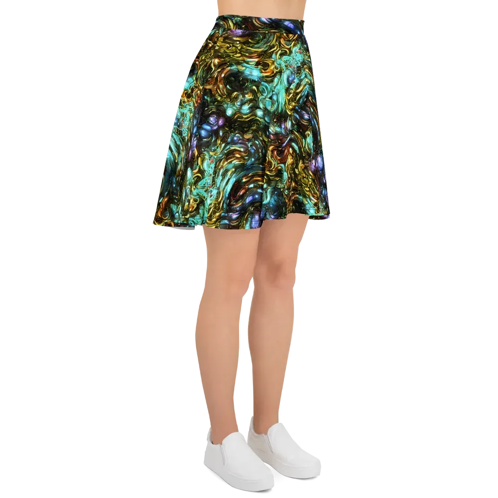 Liquid Dynasty on Skater Skirt — Right