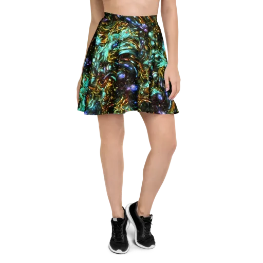 Liquid Dynasty on a Skater Skirt