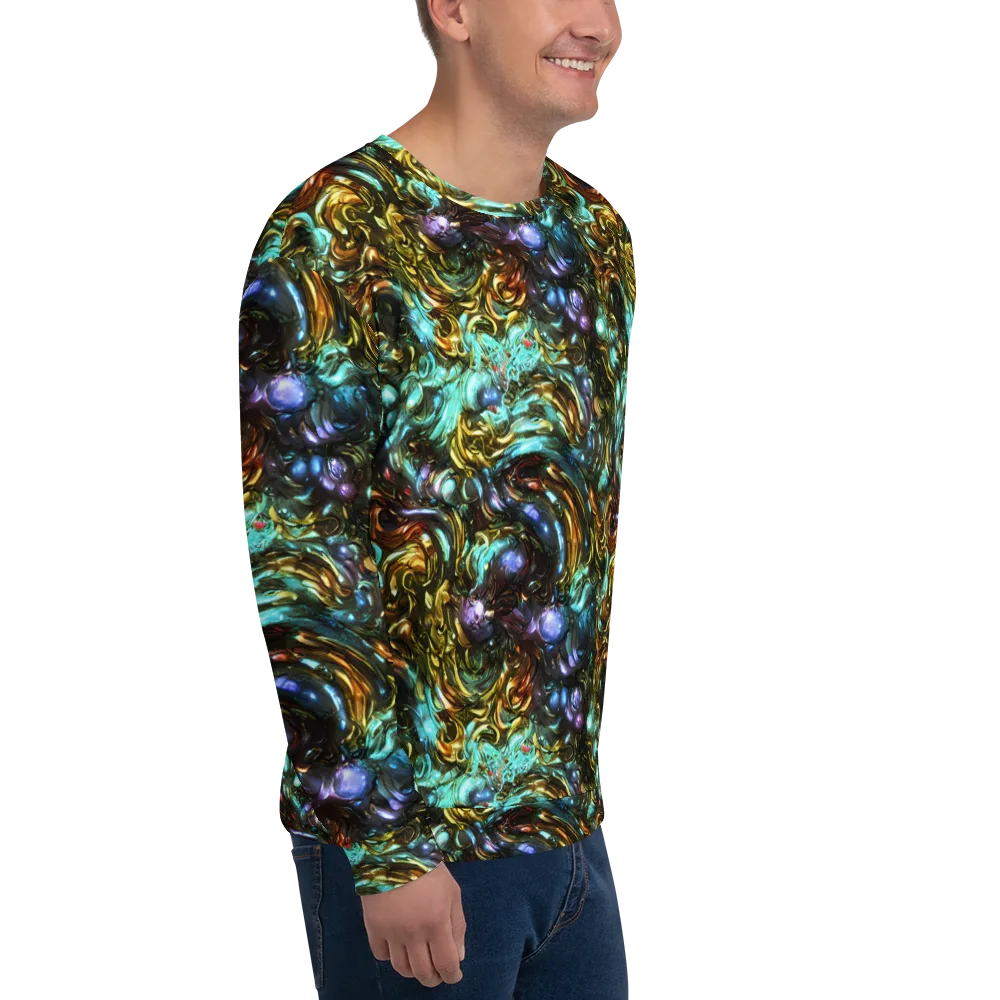 Liquid Dynasty on Sweatshirt — Right Front