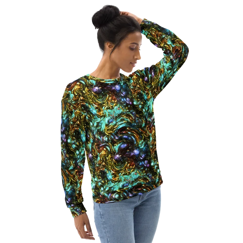 Liquid Dynasty on Sweatshirt — Right Front