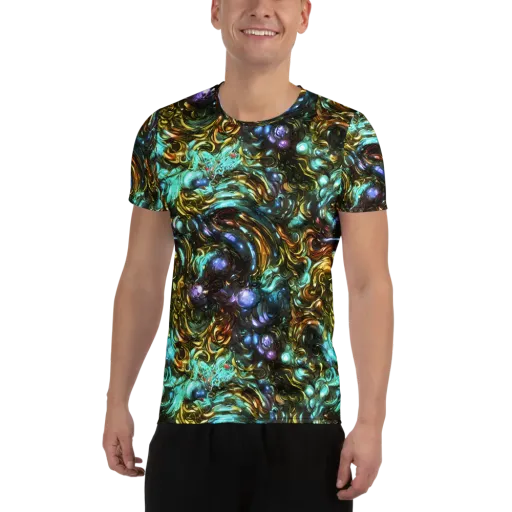 Liquid Dynasty on a Men's Athletic T-Shirt