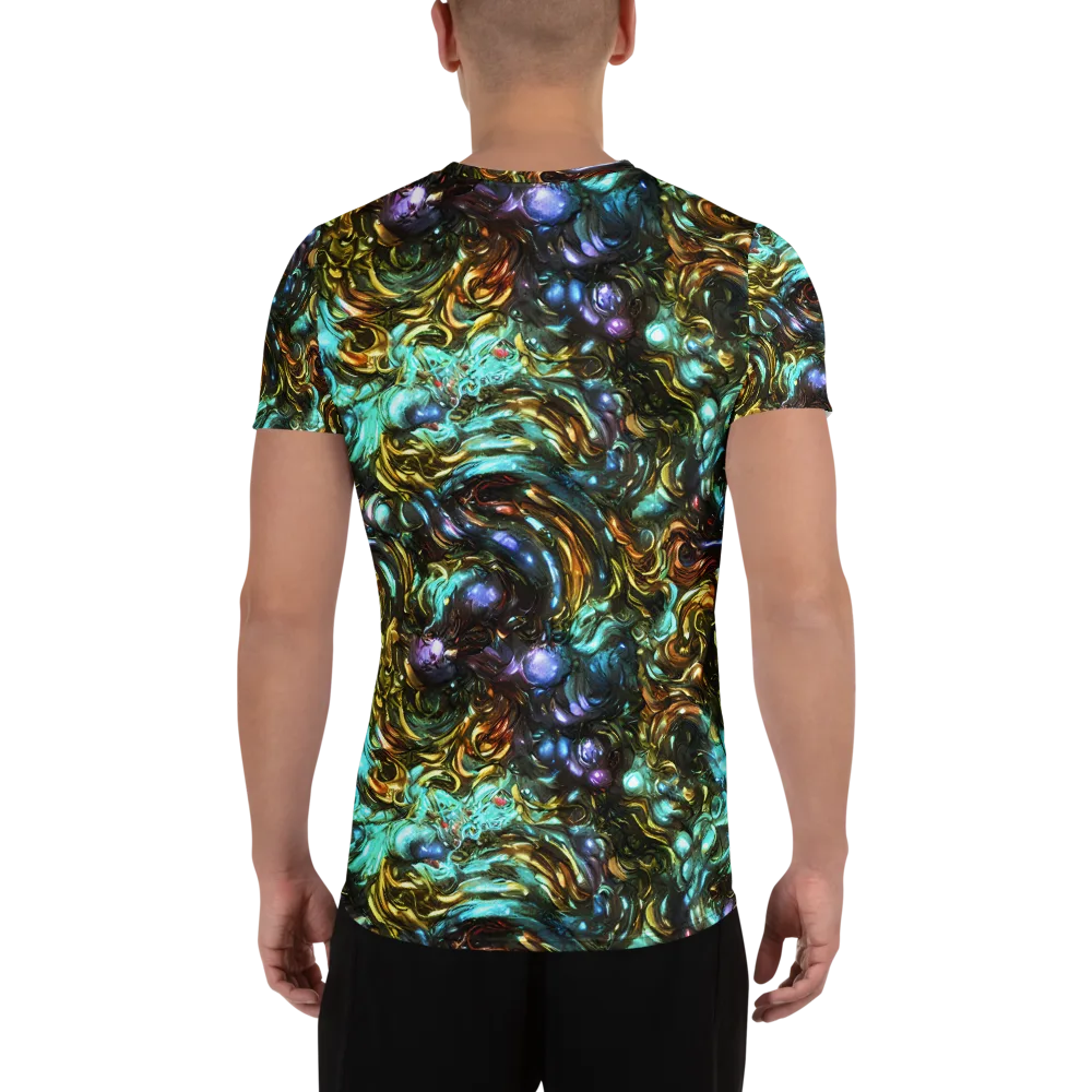 Liquid Dynasty on Men's Athletic T-Shirt — Back