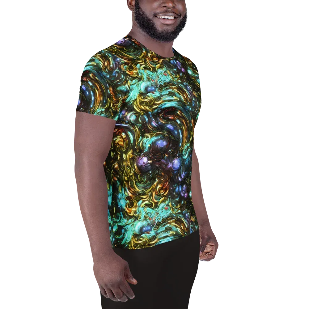 Liquid Dynasty on Men's Athletic T-Shirt — Right