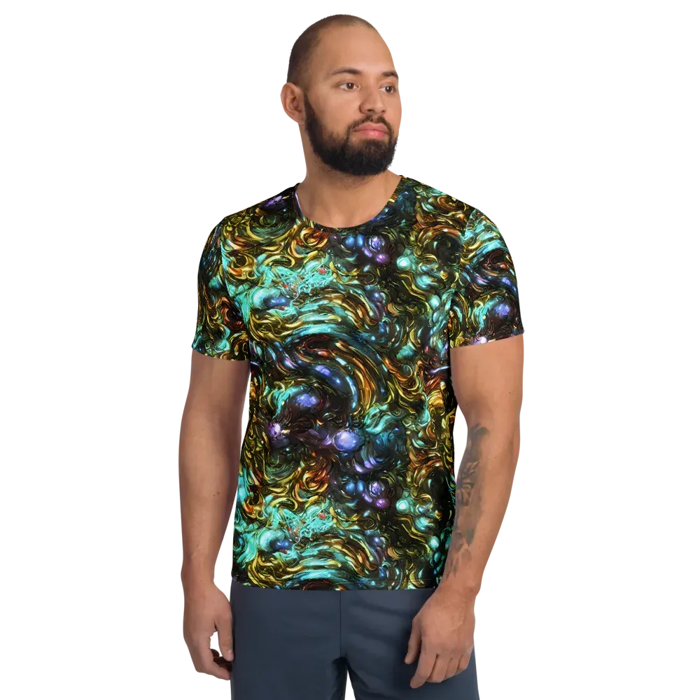 Liquid Dynasty on Men's Athletic T-Shirt — Front