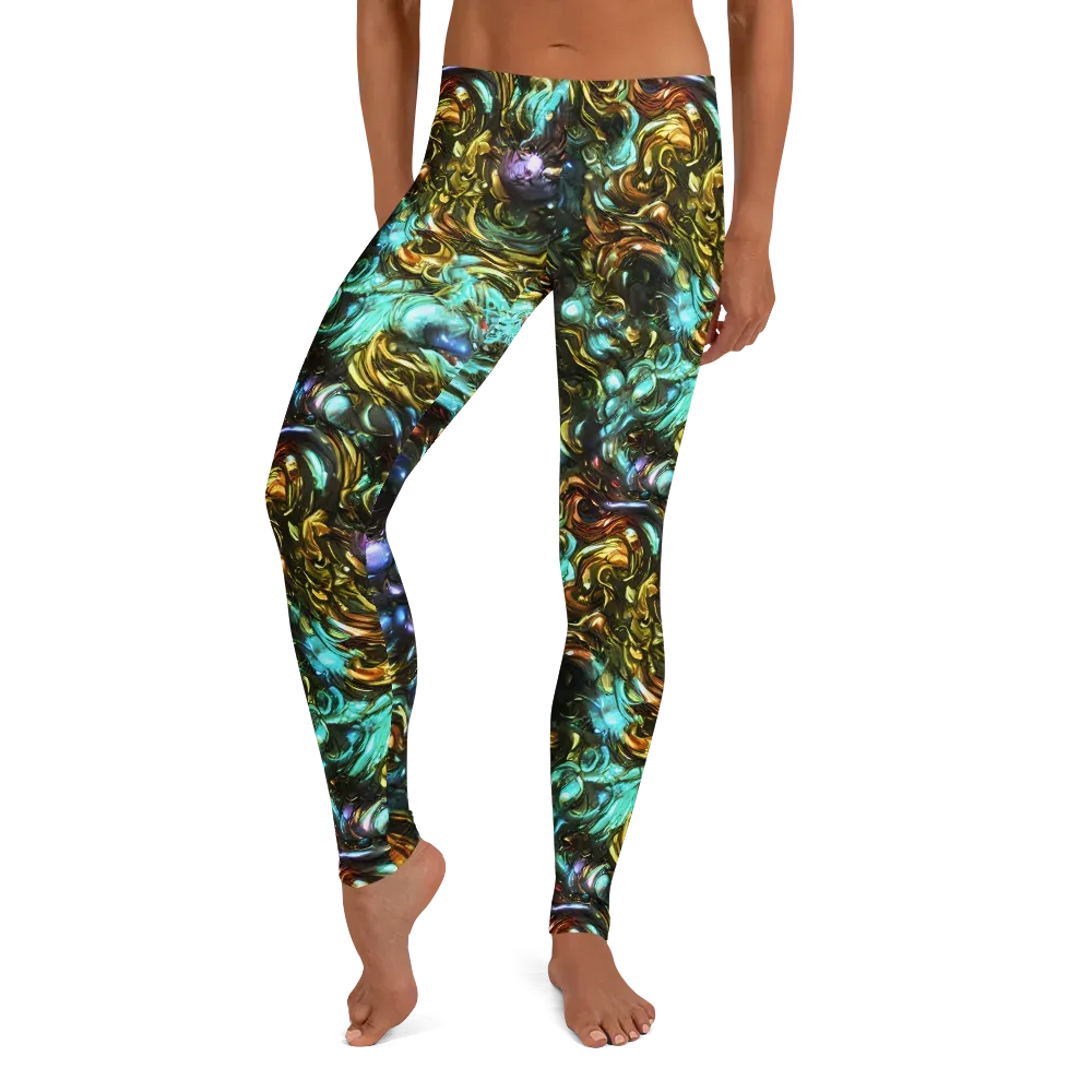Liquid Dynasty on Leggings — Front