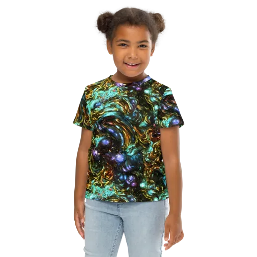 Liquid Dynasty on a Kids Crew Neck T-Shirt