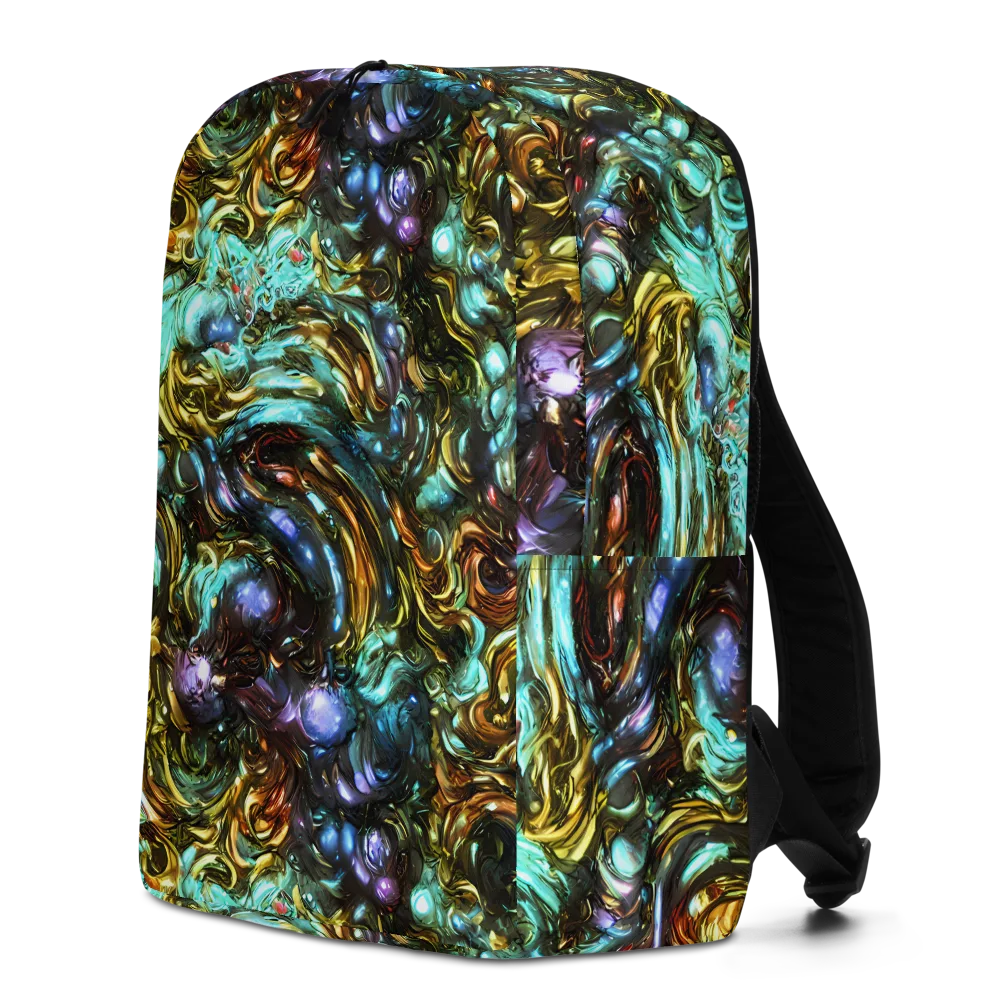 Liquid Dynasty on Minimalist Backpack — Left