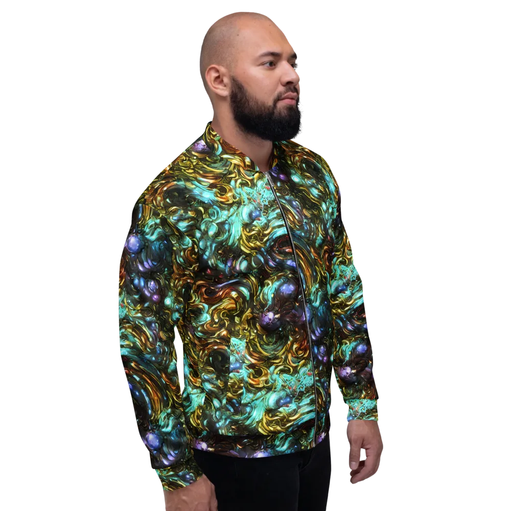 Liquid Dynasty on Bomber Jacket — Right