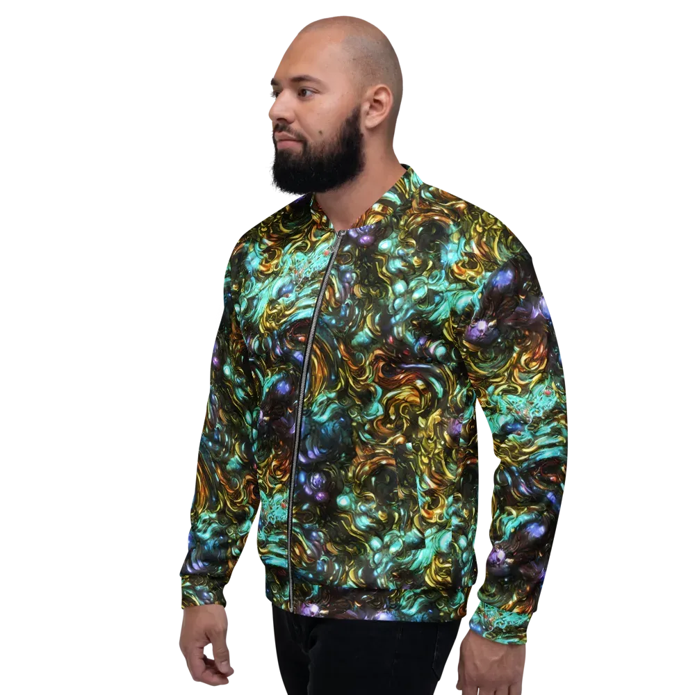 Liquid Dynasty on Bomber Jacket — Left