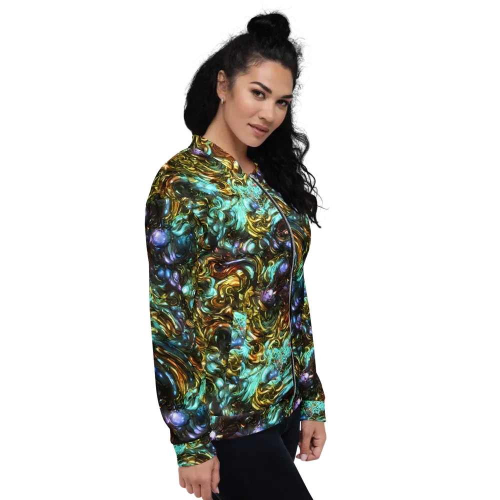 Liquid Dynasty on Bomber Jacket — Right