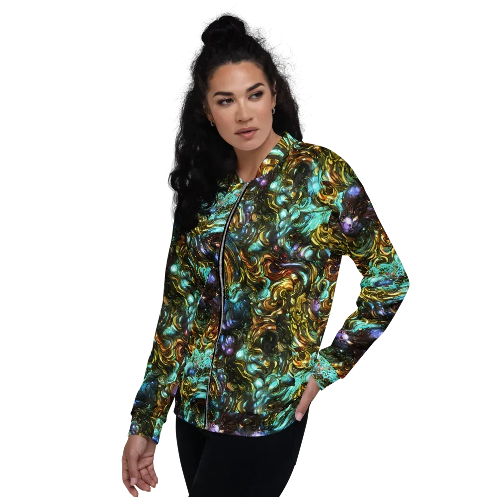 Liquid Dynasty on Bomber Jacket — Left