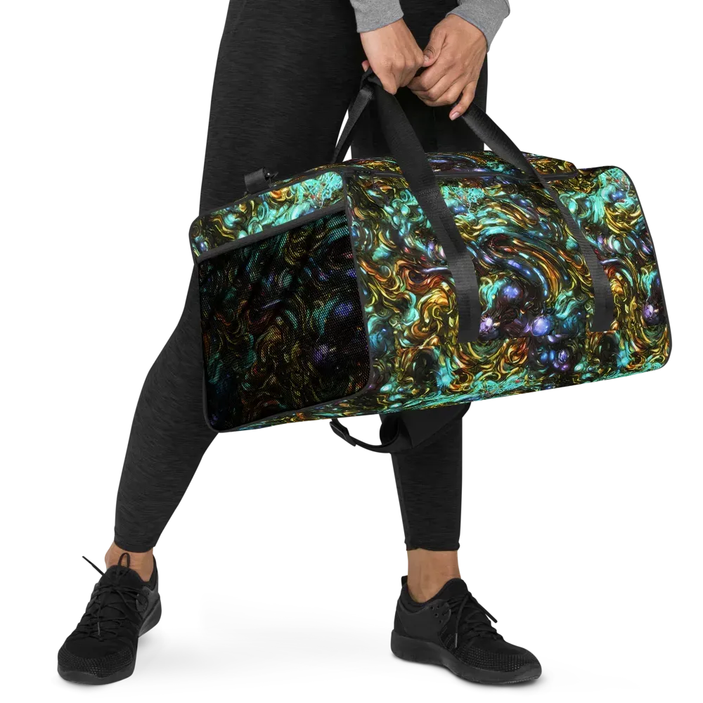 Liquid Dynasty on Duffle Bag — Right Front