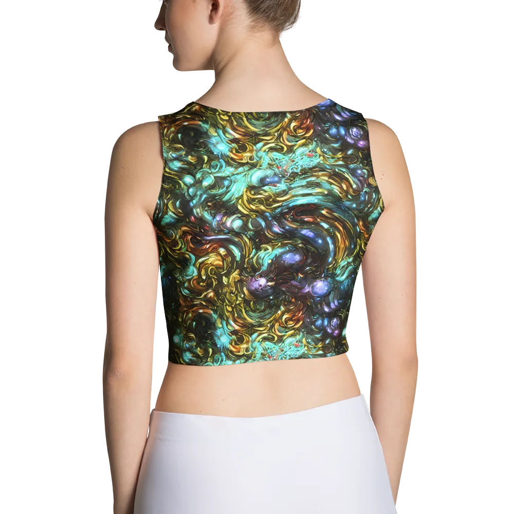 Liquid Dynasty on Crop Top — Back