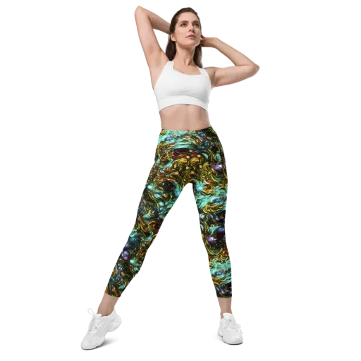 Liquid Dynasty on a Leggings with Pockets