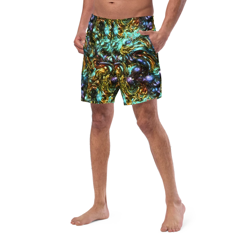 Liquid Dynasty on Swim Trunks — Left Front