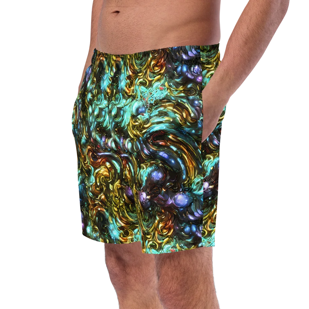 Liquid Dynasty on Swim Trunks — Left Front