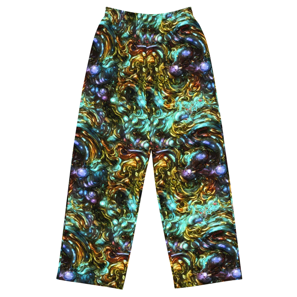 Liquid Dynasty on Wide-Leg Pants — Front