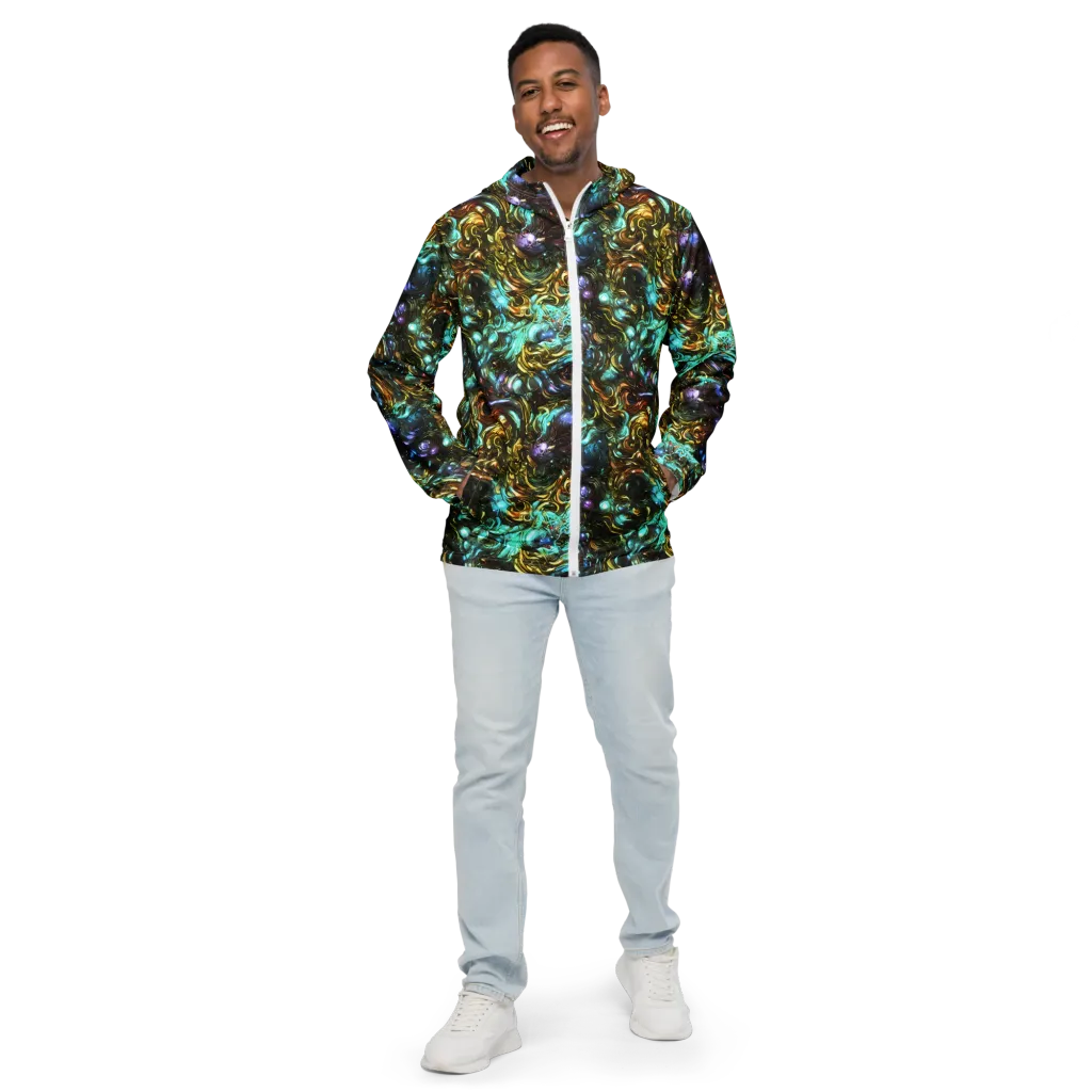 Liquid Dynasty on Men's Windbreaker — Front