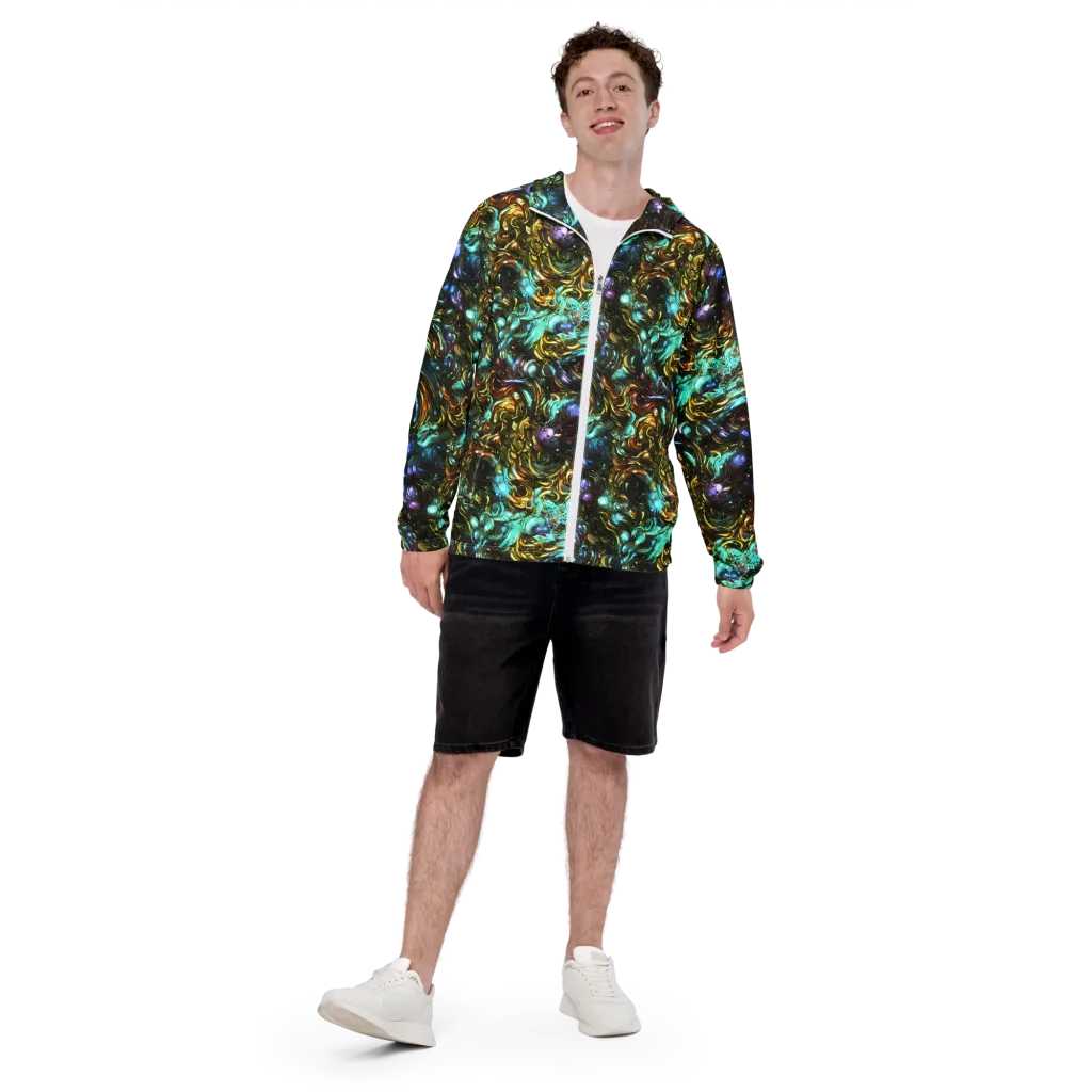 Liquid Dynasty on Men's Windbreaker — Front