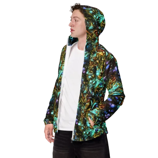 Liquid Dynasty on a Men's Windbreaker