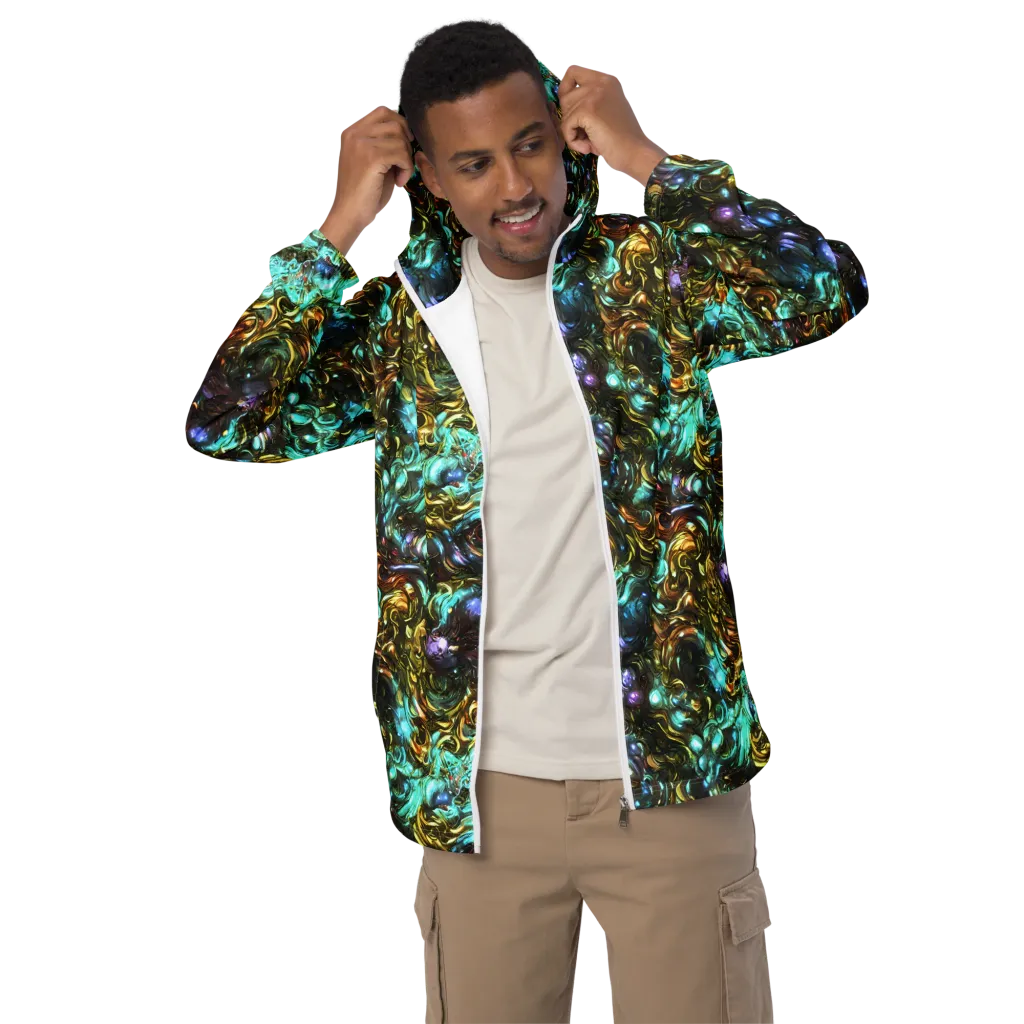 Liquid Dynasty on Men's Windbreaker — Front