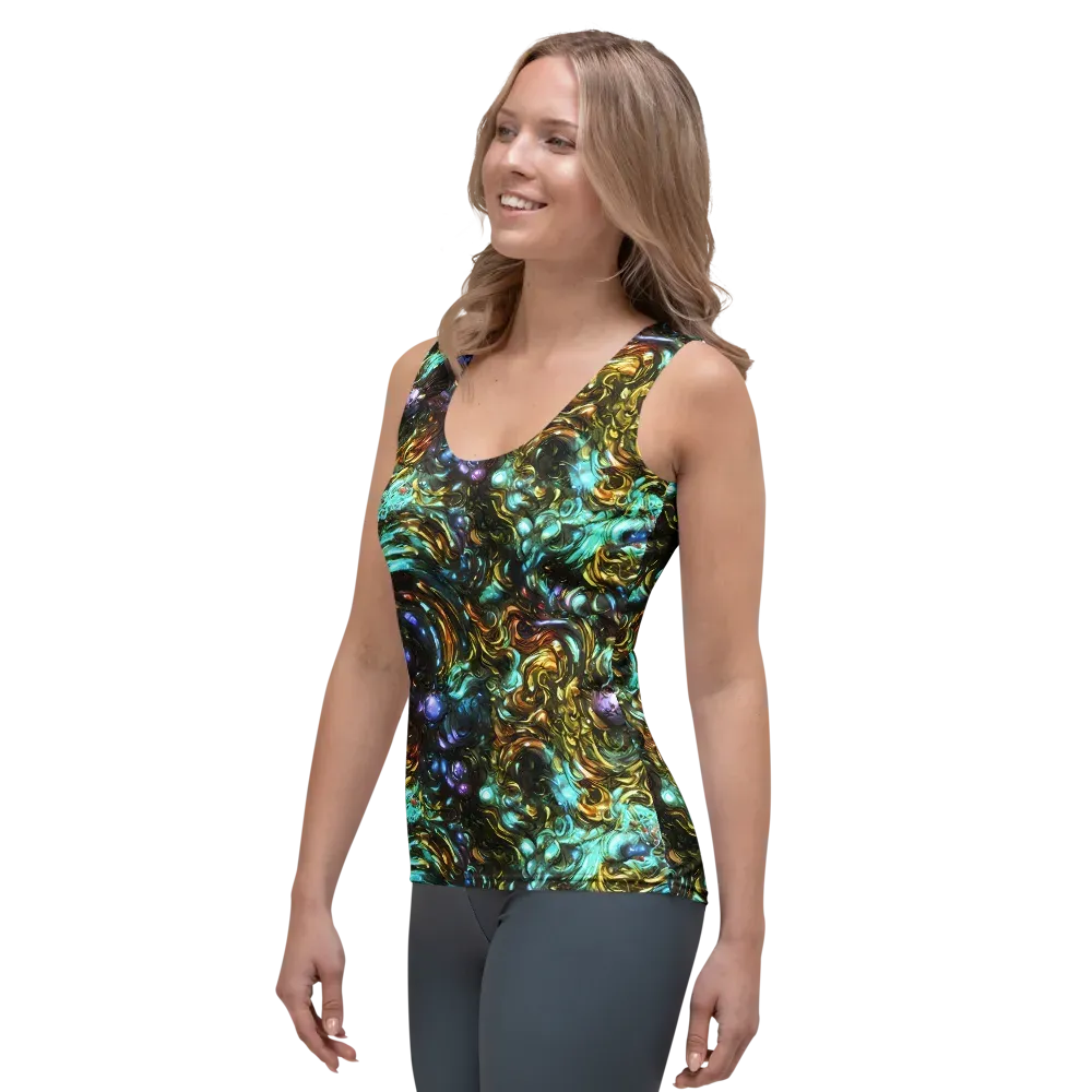 Liquid Dynasty on Women's Tank Top — Left Front
