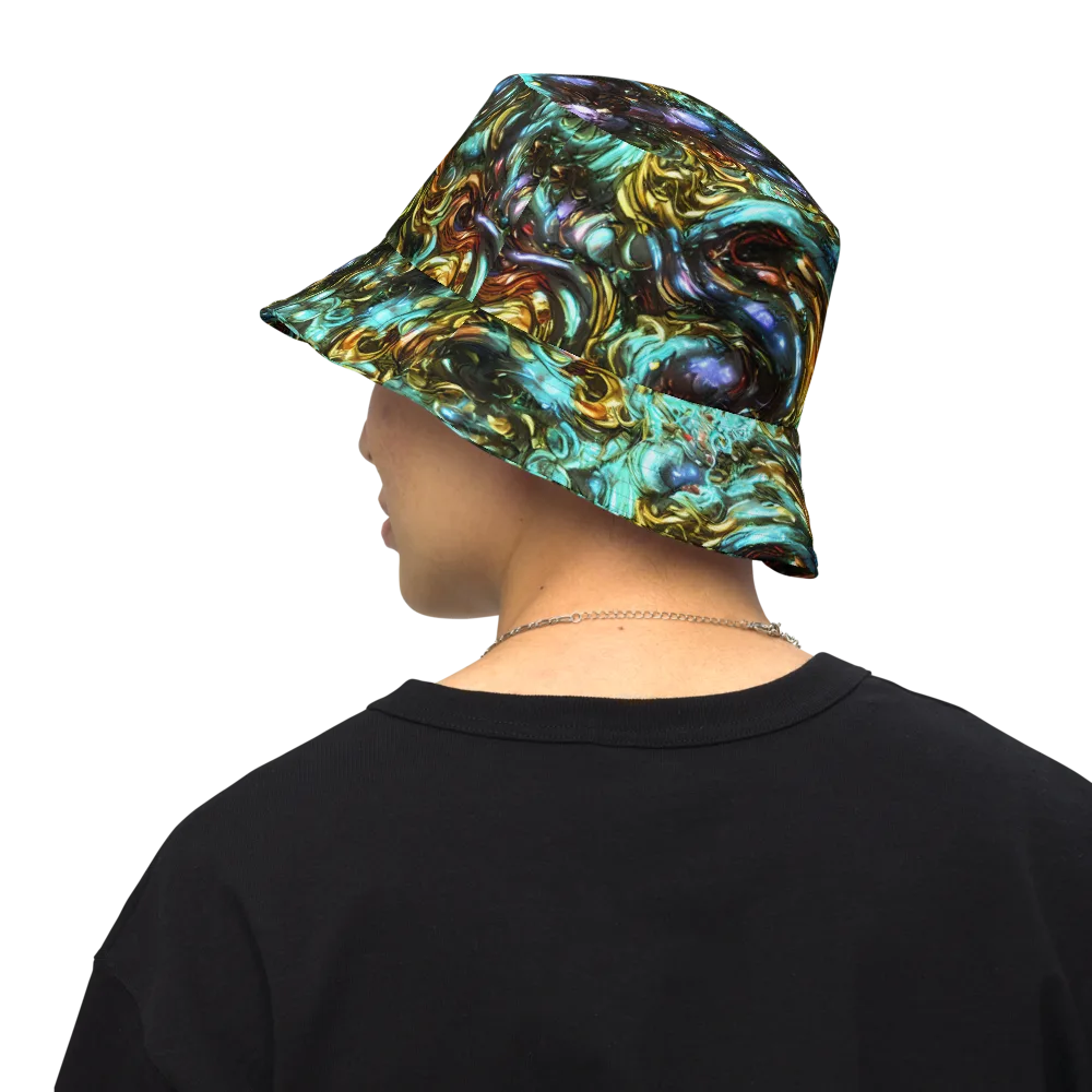 Liquid Dynasty on Reversible Bucket Hat — Back Inside