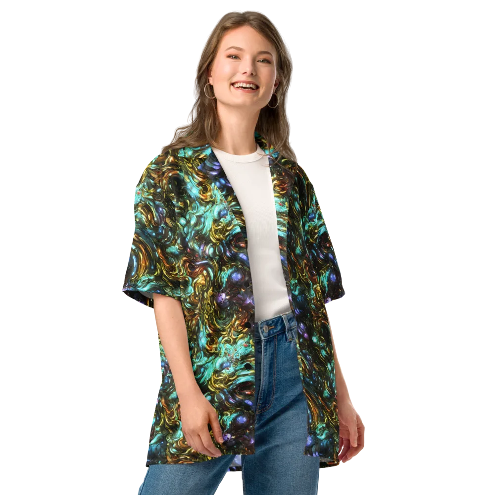 Liquid Dynasty on Button Shirt — Front