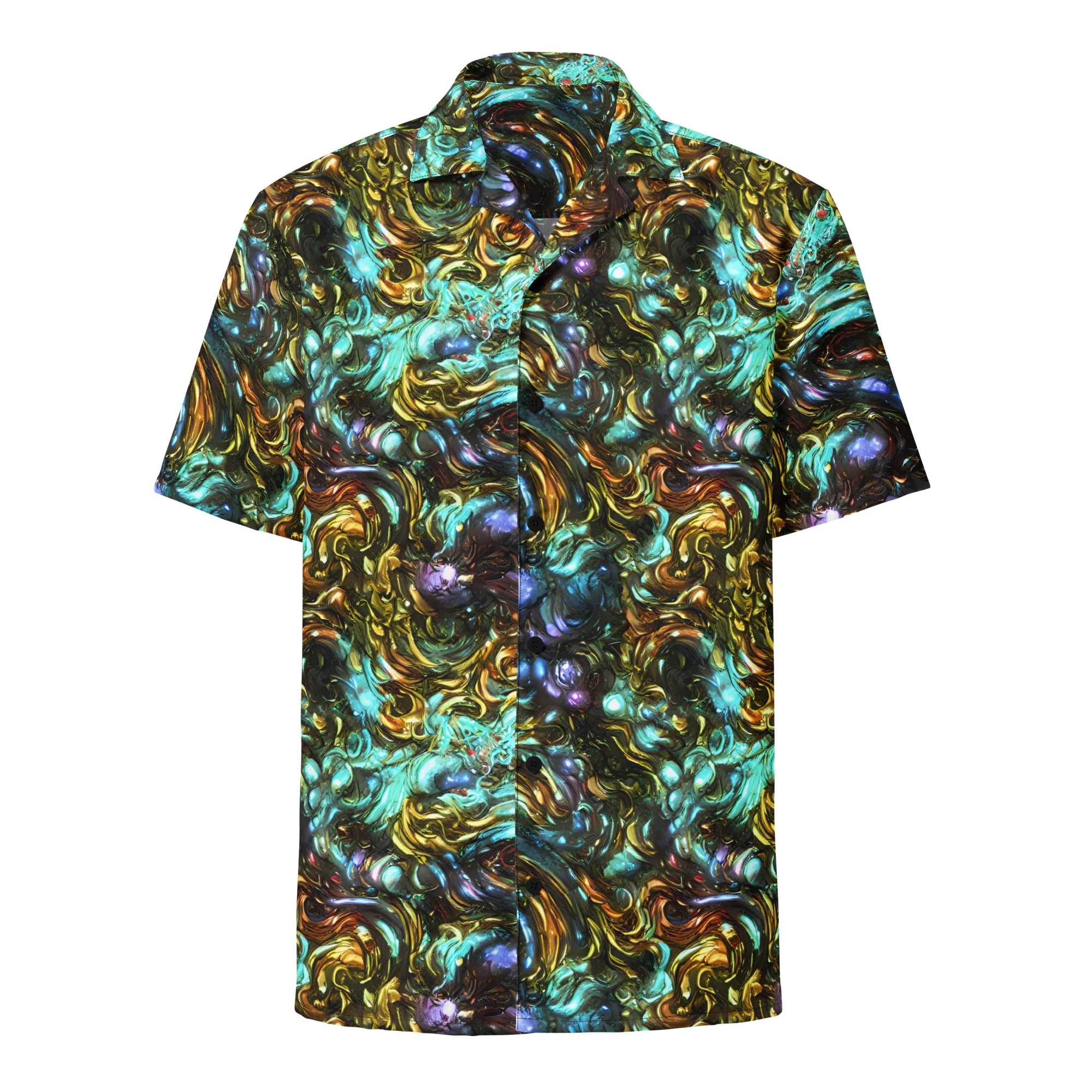 Liquid Dynasty on Button Shirt — Front