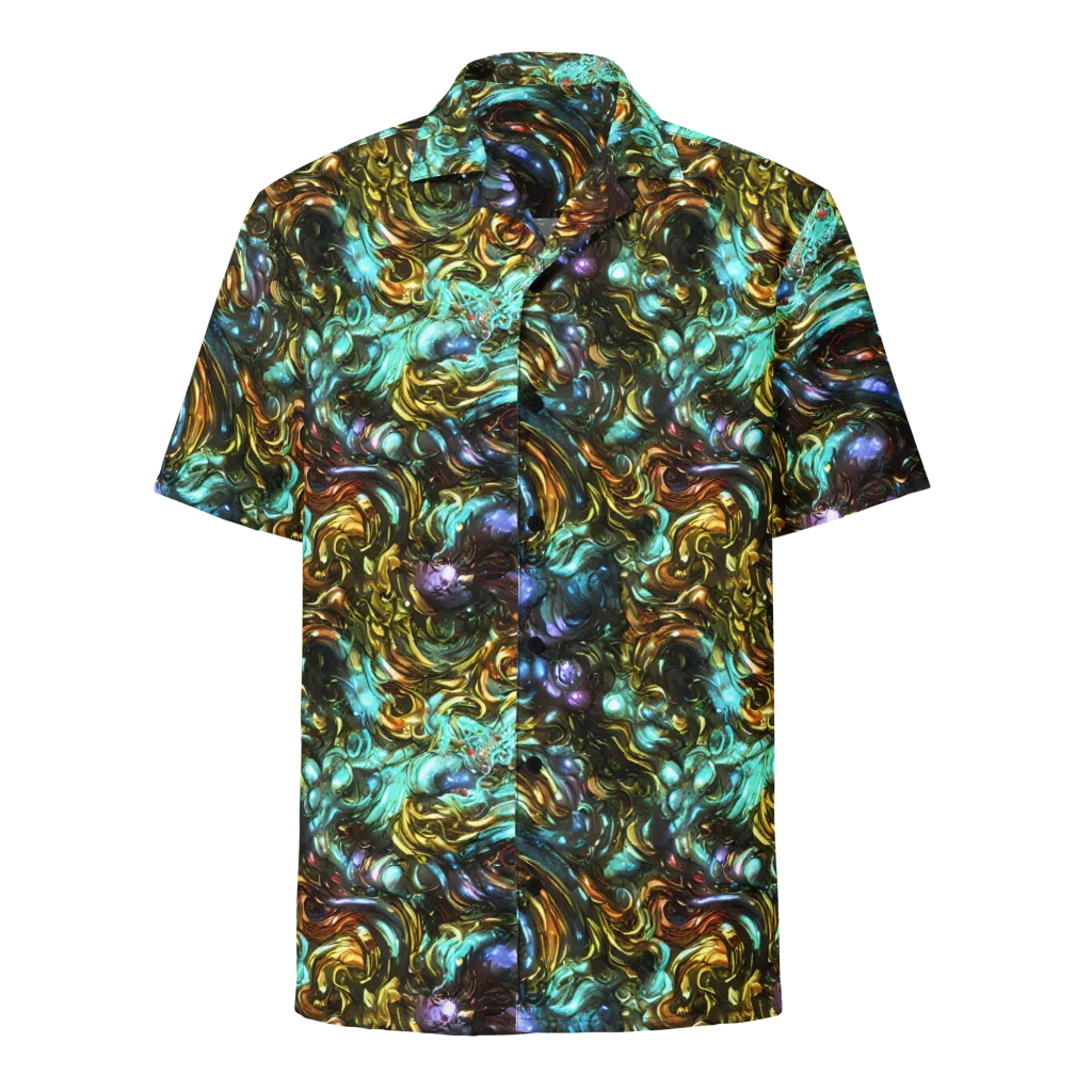 Liquid Dynasty on Button Shirt — Front