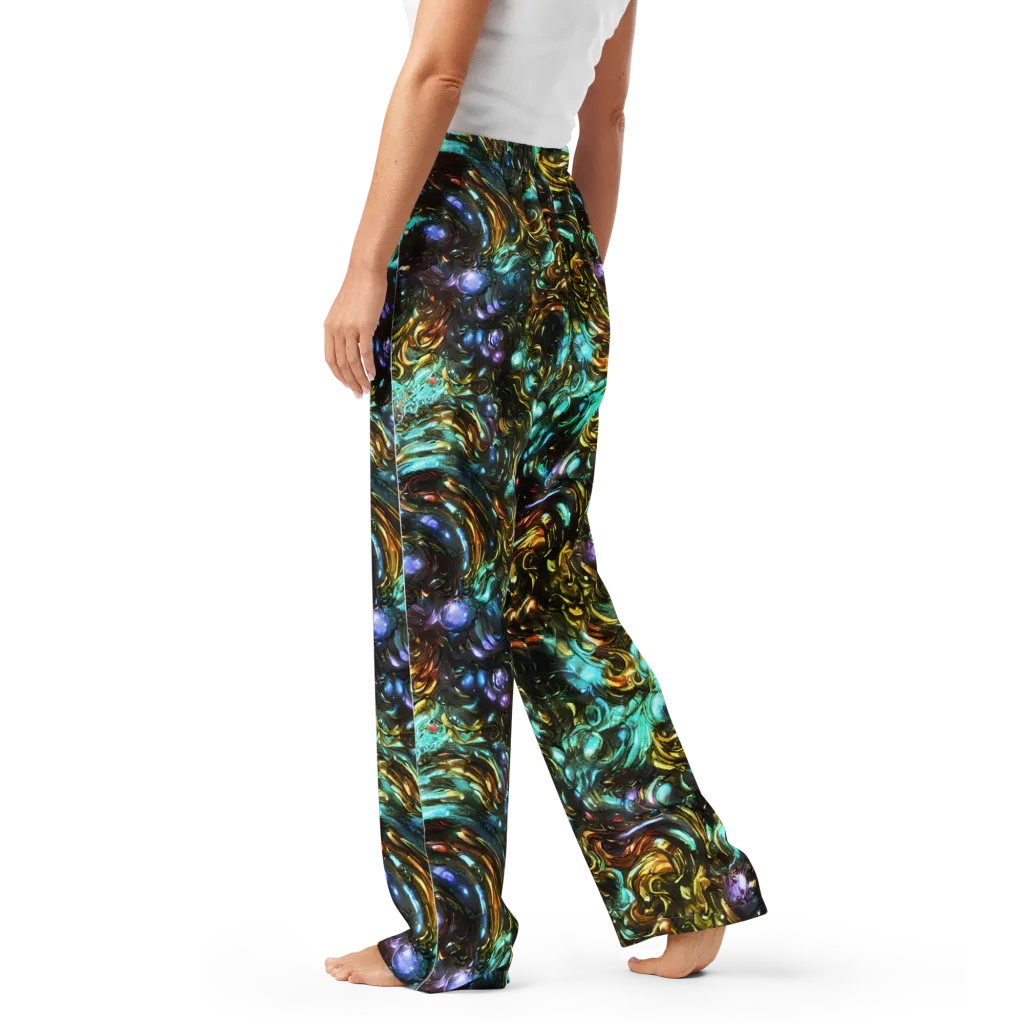 Liquid Dynasty on Women's Pajama Pants — Left