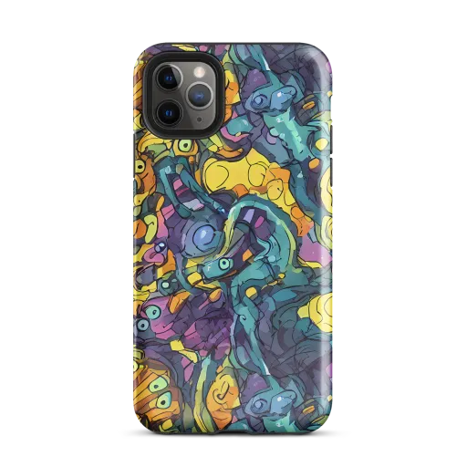 Chromatic Chameleons on a Tough Case for iPhone®