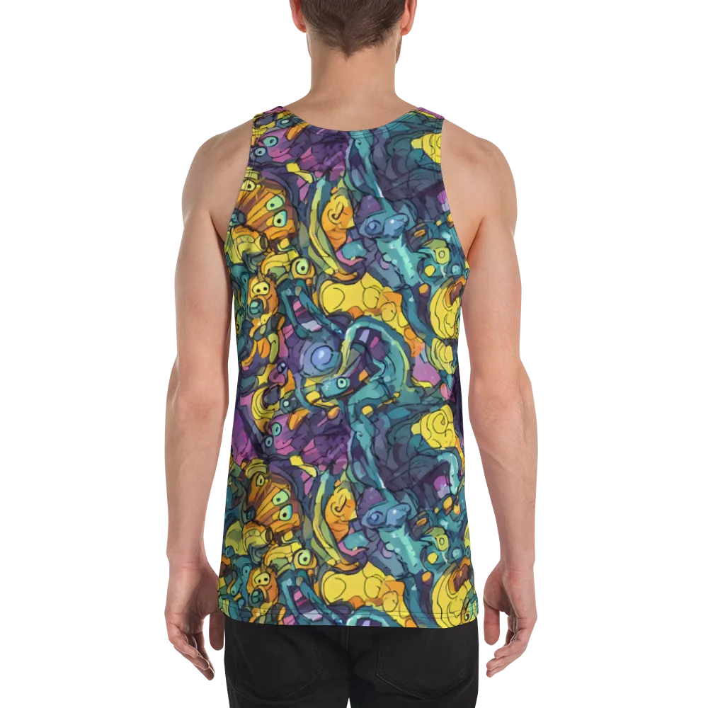 Chromatic Chameleons on Men's Tank Top — Back