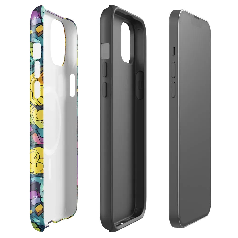 Chromatic Chameleons on MagSafe Tough Case for iPhone® — Front
