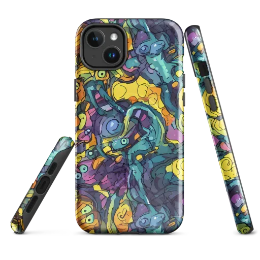 Chromatic Chameleons on a MagSafe Tough Case for iPhone®