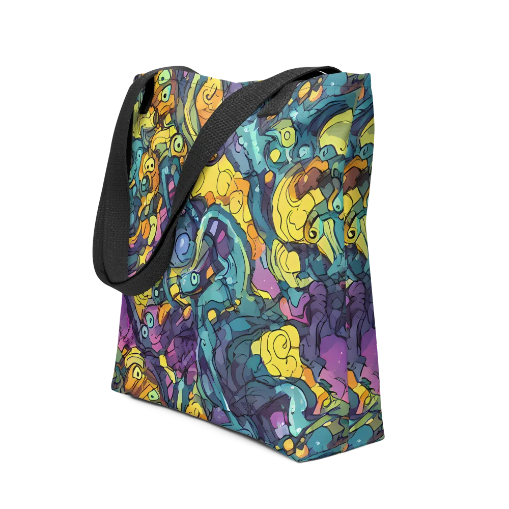 Chromatic Chameleons on Tote Bag — Front