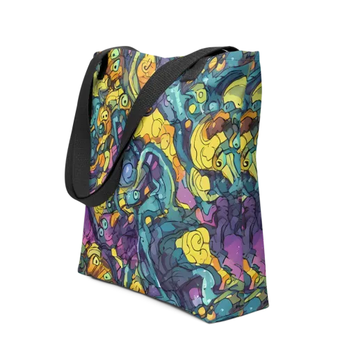 Chromatic Chameleons on a Tote Bag