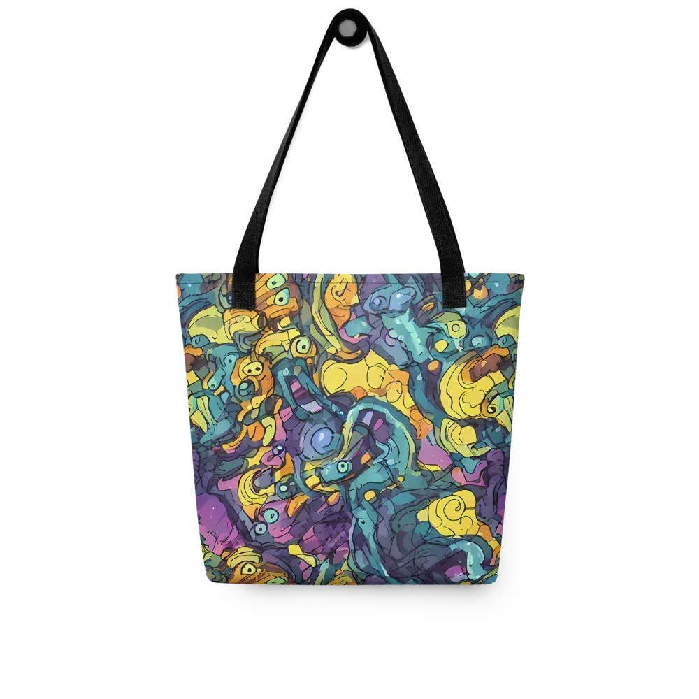 Chromatic Chameleons on Tote Bag — Front