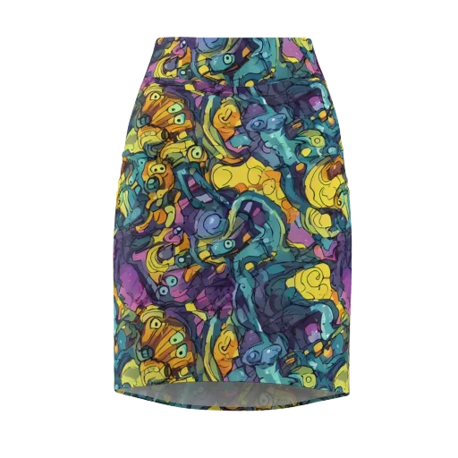 Chromatic Chameleons on a Pencil Skirt