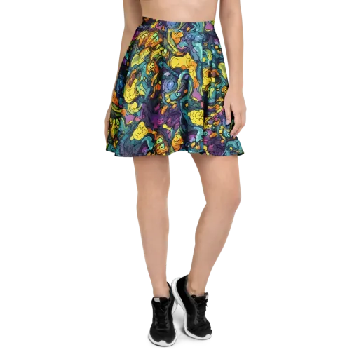 Chromatic Chameleons on a Skater Skirt