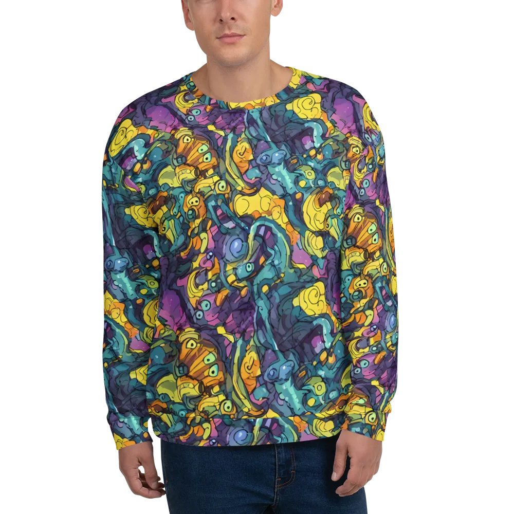 Chromatic Chameleons on Sweatshirt — Front