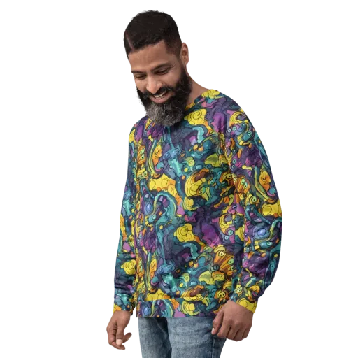 Chromatic Chameleons on a Sweatshirt