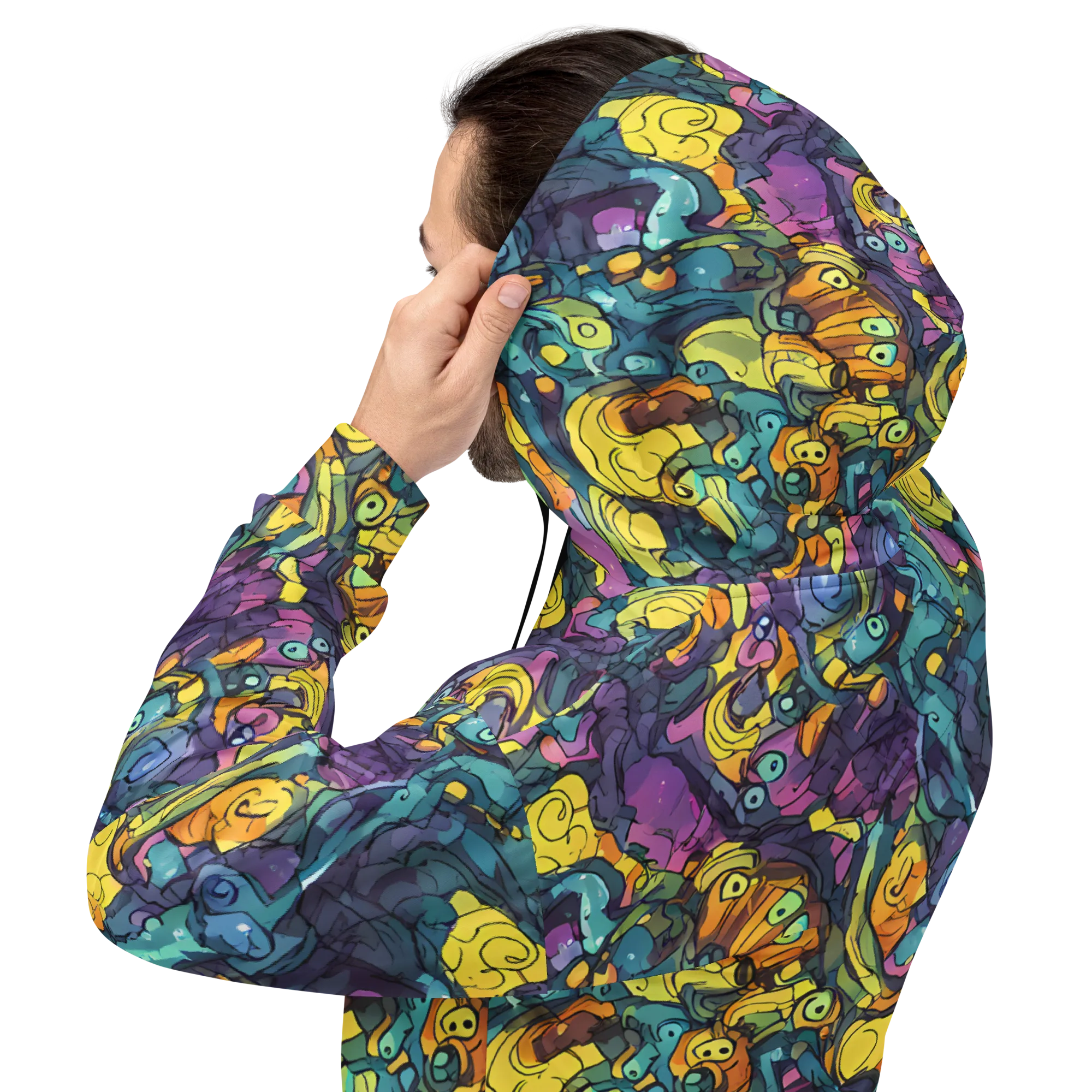 Chromatic Chameleons on Hoodie — Back