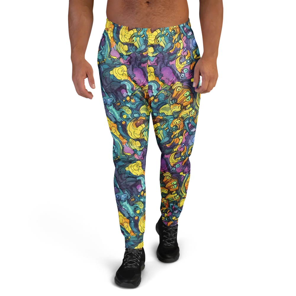 Chromatic Chameleons on Men's Joggers — Front