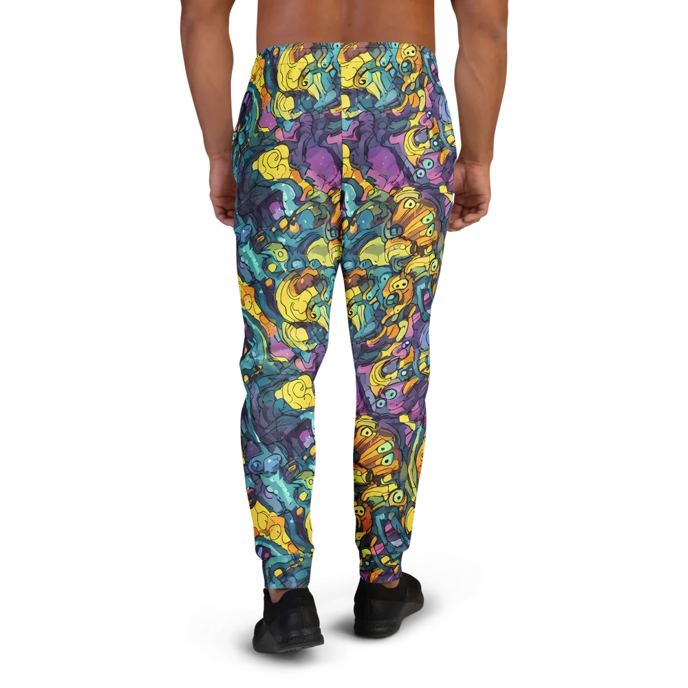 Chromatic Chameleons on Men's Joggers — Back