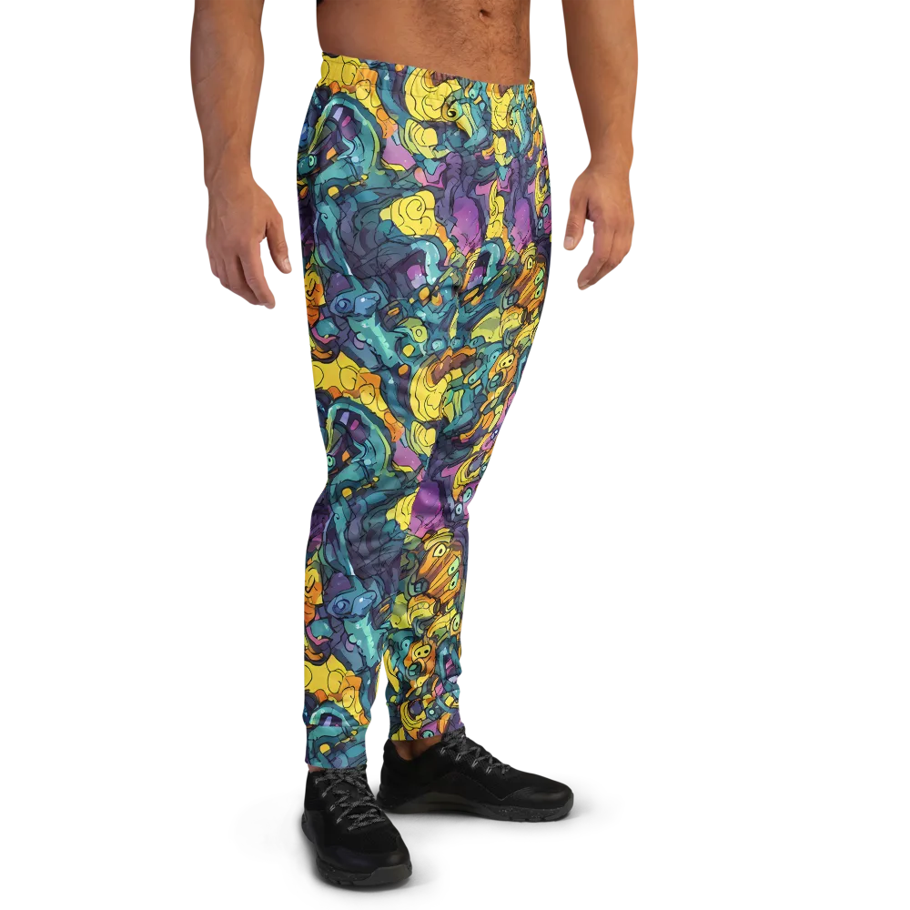 Chromatic Chameleons on Men's Joggers — Right