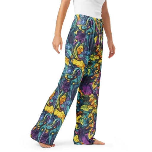 Chromatic Chameleons on a Women's Pajama Pants