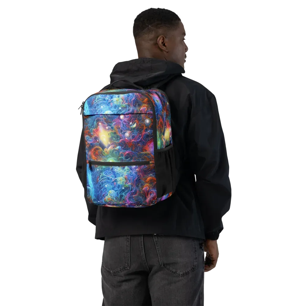 Abyssal Aurora on Utility Backpack — Back