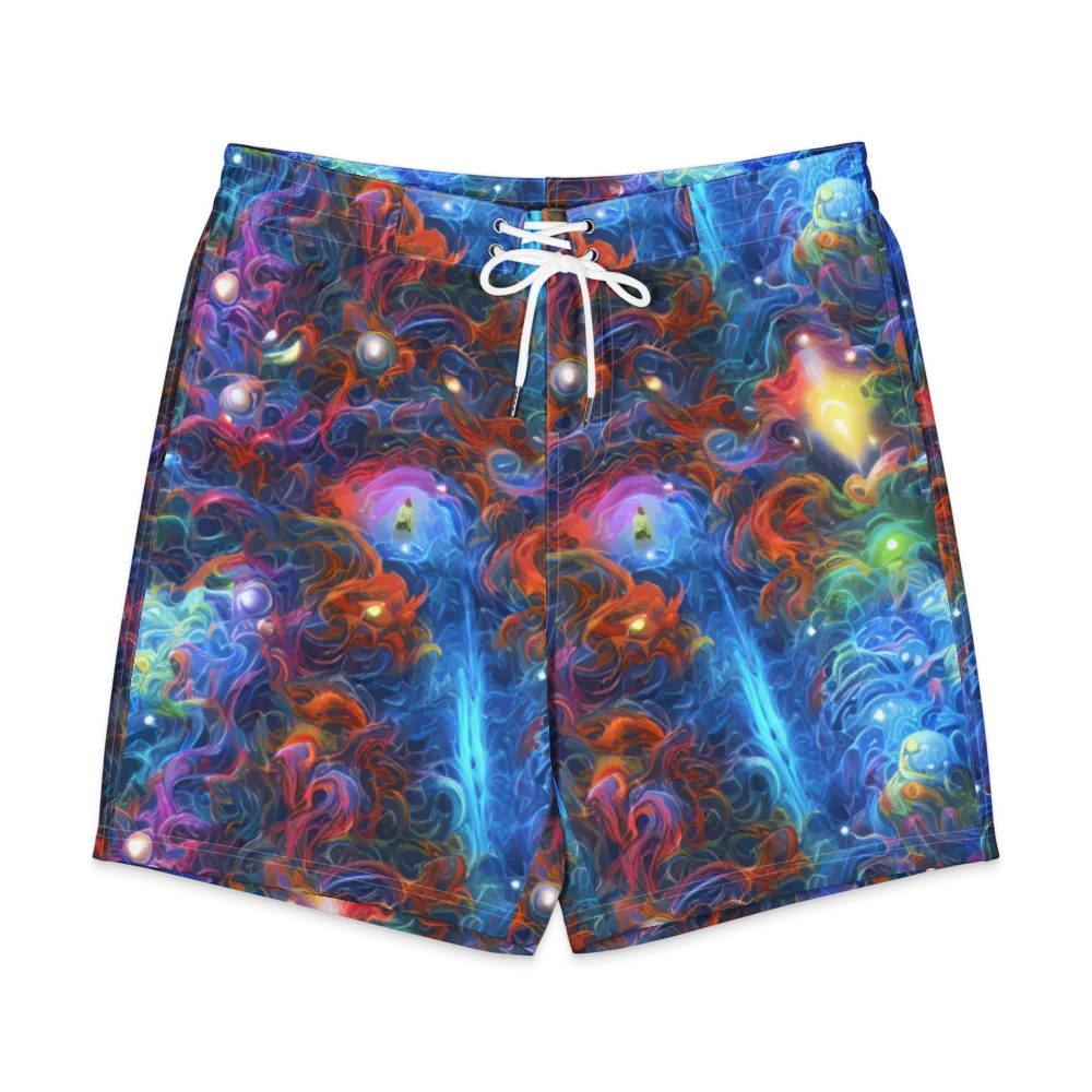 Abyssal Aurora on Men's Board Shorts — Front