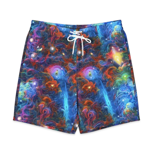 Abyssal Aurora on a Men's Board Shorts